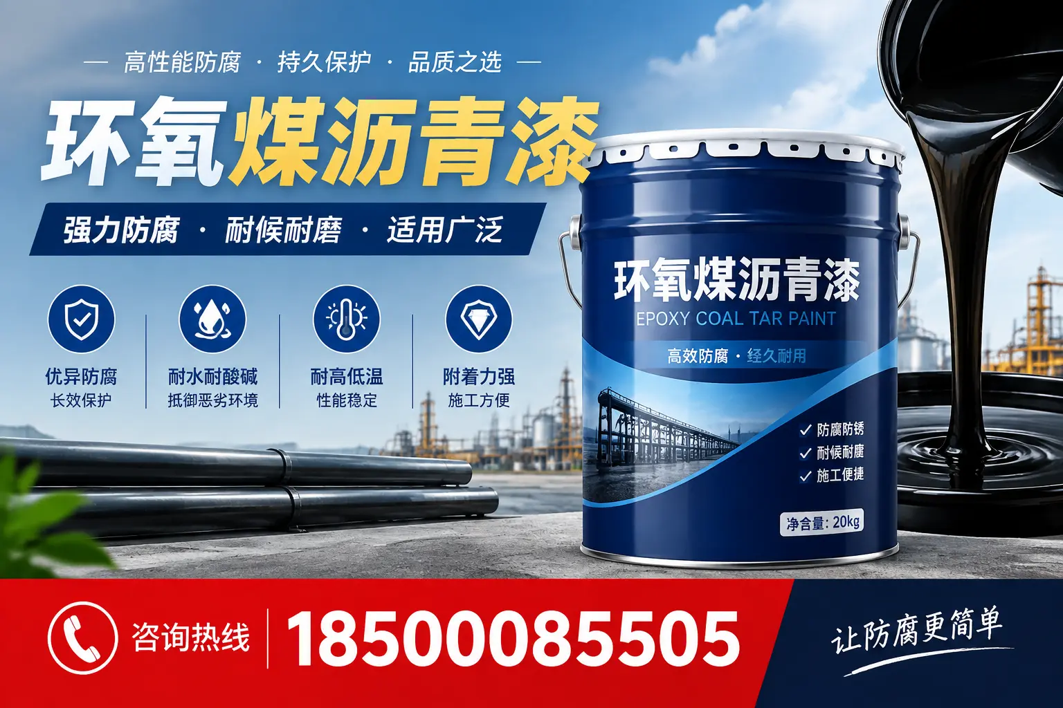 环氧煤沥青漆在不同气候条件下的表现分析，河池适用性